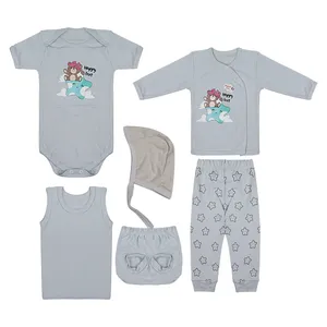 ست 5 تکه لباس نوزادی مدل خرس کوچولو 