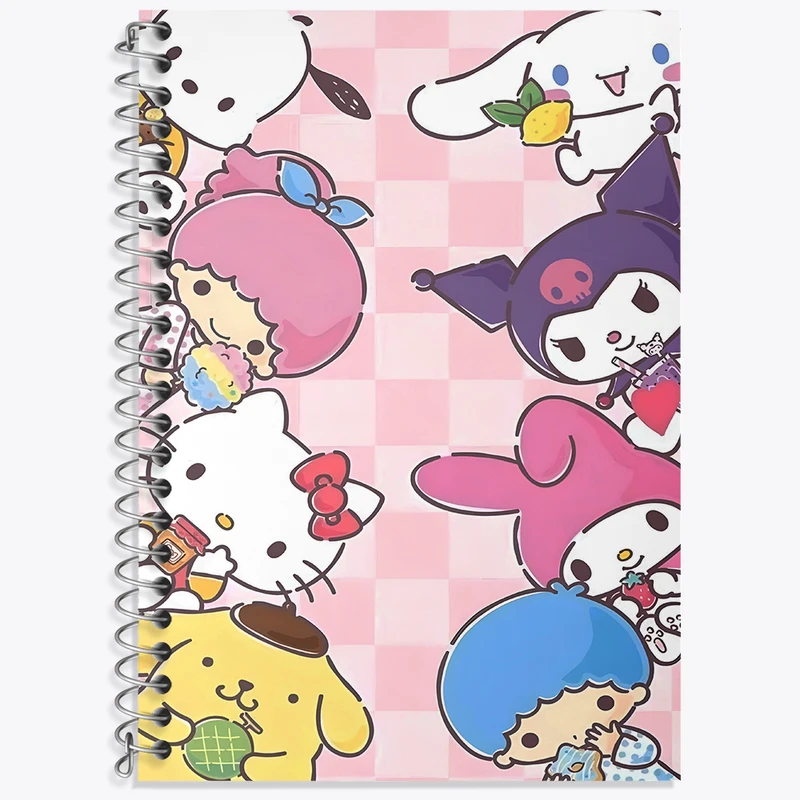 دفتر نت موسیقی 50 برگ خندالو طرح کرومی (Kuromi) کد N4796