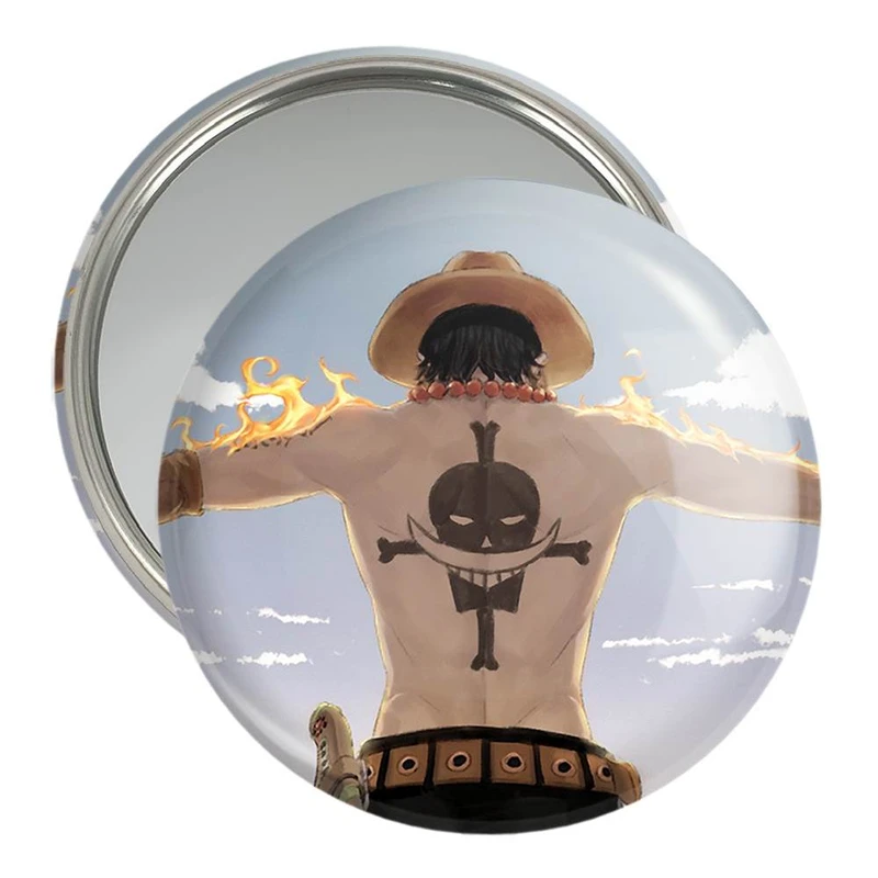 آینه جیبی خندالو مدل پرتگاس دی ایس انیمه وان پیس One Piece  کد 11452