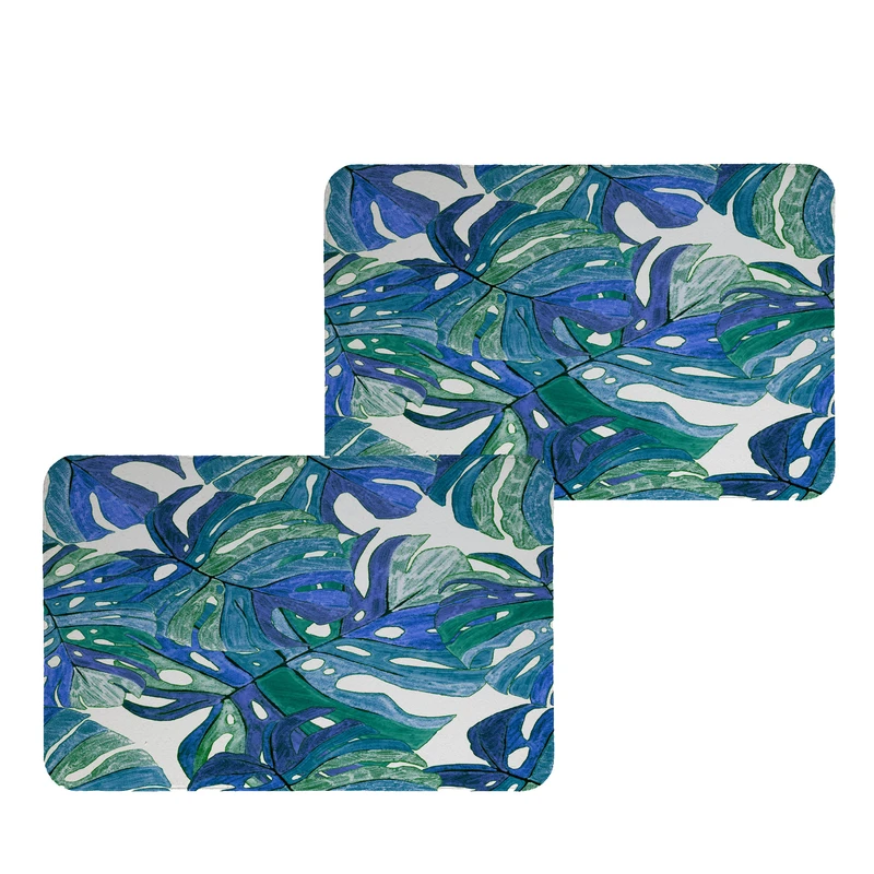 زیربشقابی طرح برگ کد 9236 بسته 2 عددی 