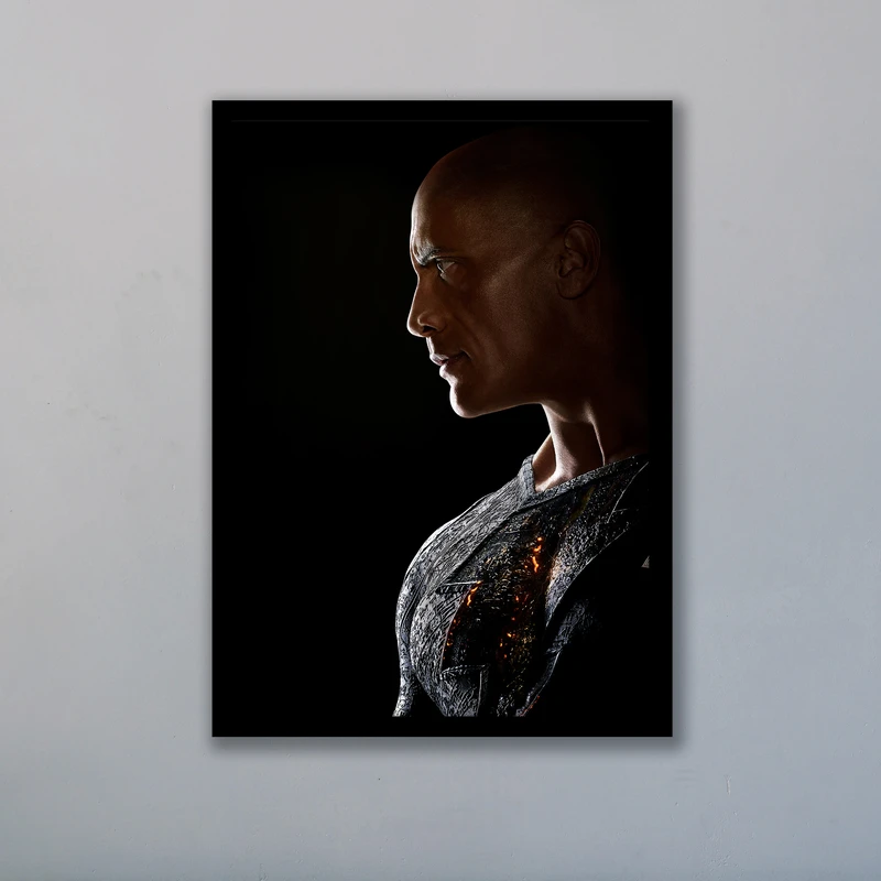 تابلو مدل دواین جانسون فیلم Dwayne Johnson - Black Adam کد LAG1079