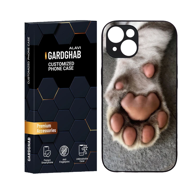 کاور گارد قاب علوی مدل دورژله ای هنری مناسب برای گوشی موبایل اپل iPhone 14