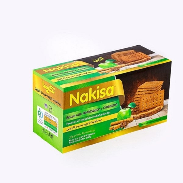 بیسکویت پوره سیب و دارچین آذین نکیسا - 1000 گرم