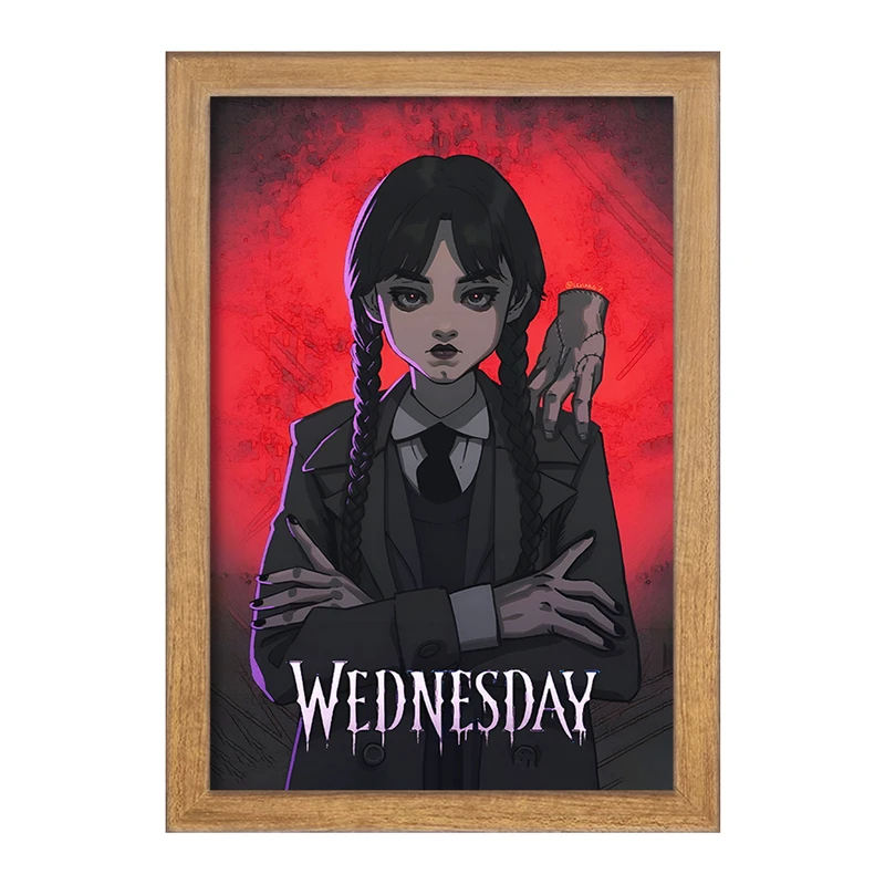 تابلو خندالو مدل ونزدی (Wednesday) کد F4951