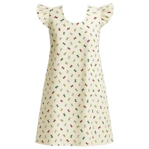 پیراهن راحتی زنانه ماییلدا طرح پاپیون کد 5567-2