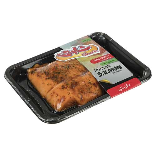 ماهی سالمون منجمد نروژی با طعم مکزیکی شارین مقدار 350 گرم