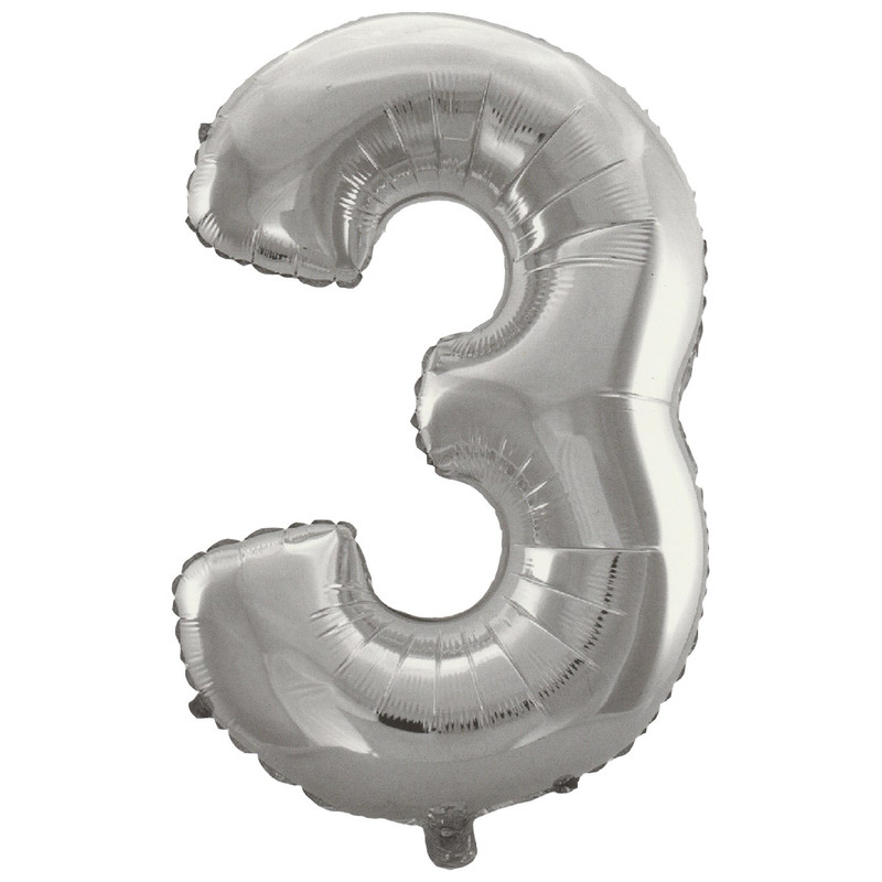 بادکنک فویلی مدل Three کد 03