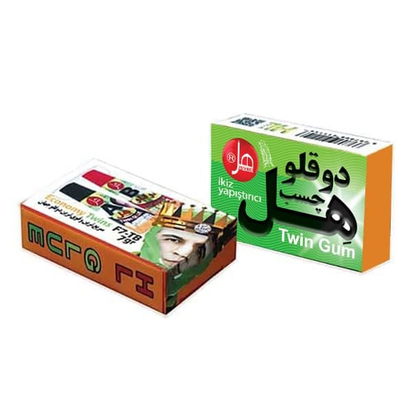 چسب دوقلو هل مدل فولاد اکونومی  EC-F7TBOX حجم 7 میلی لیتر