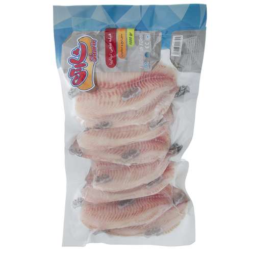 فیله ماهی تیلا پیا منجمد شارین مقدار 1000 گرم