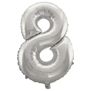 بادکنک فویلی مدل Eight کد 08