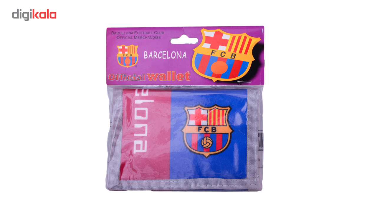 کیف پول ورزشی مدل  FC BARCELONA