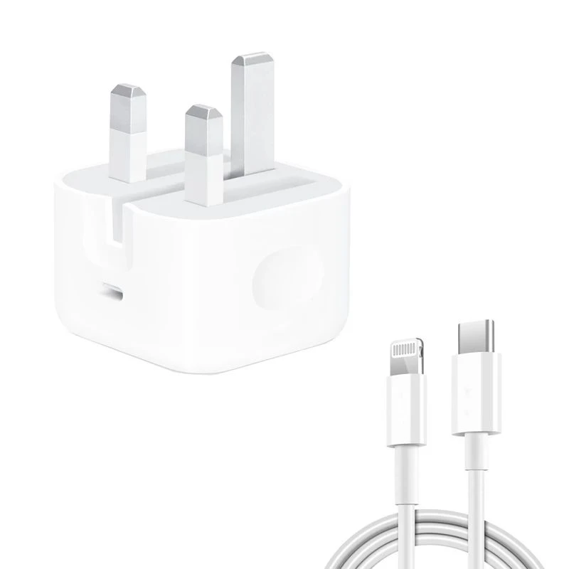 شارژر دیواری 20 وات مدل FASTCHARGE به همراه کابل تبدیل لایتنینگ