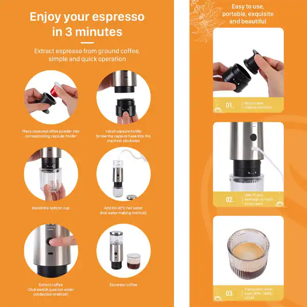 اسپرسوساز سفری زولهله مدل MG73T