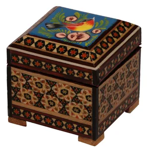 جعبه جواهرات خاتم کاری گالری گوهران مدل 90