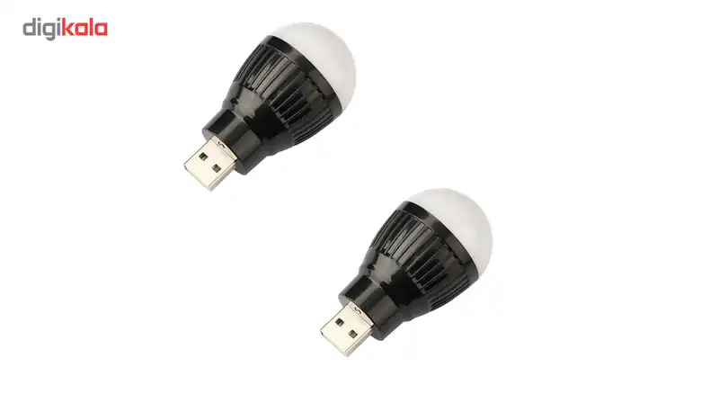 چراغ قوه یو اس بی مدل Mini USB بسته دو عددی
