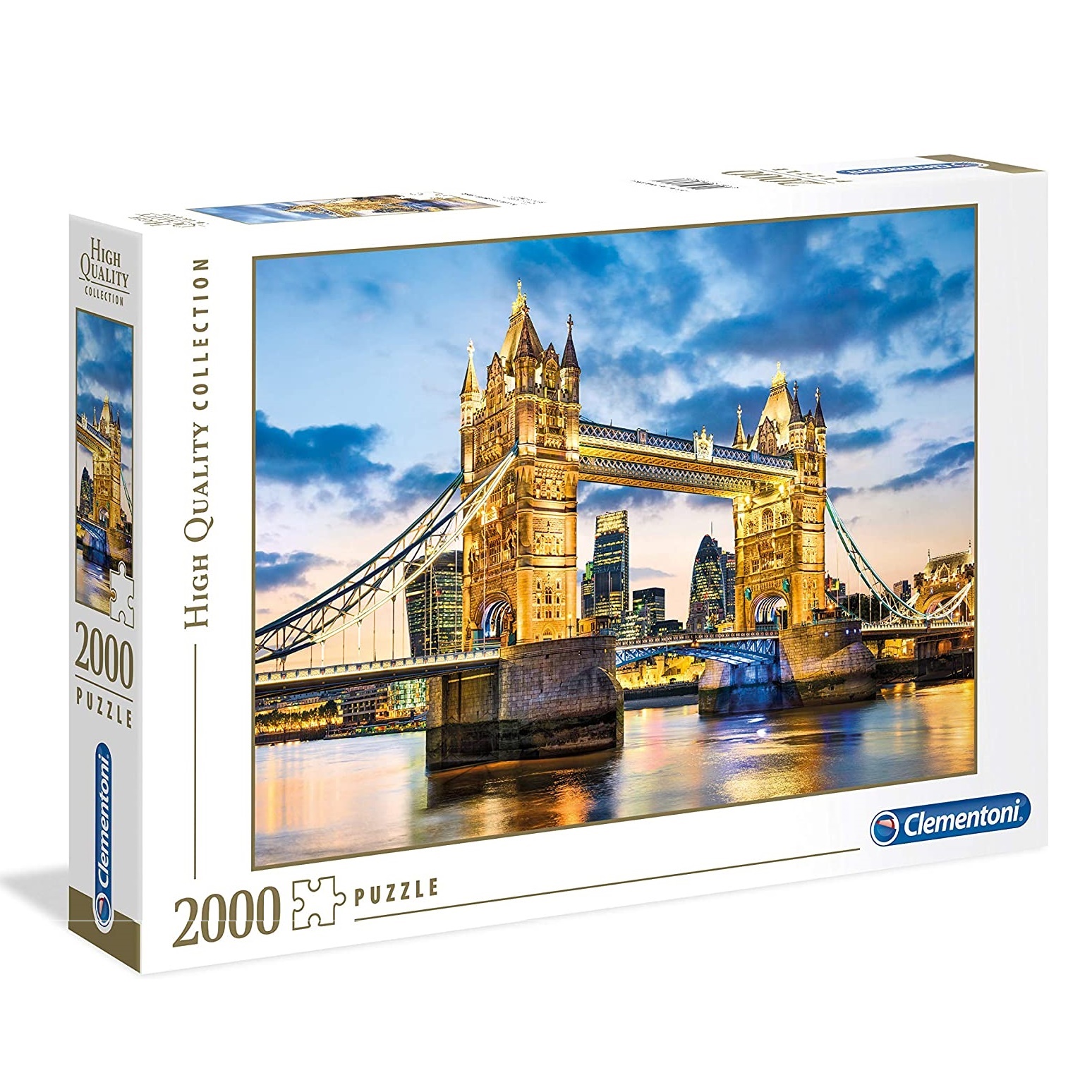 پازل 2000 تکه کلمنتونی مدل پل برج در غروب آفتاب