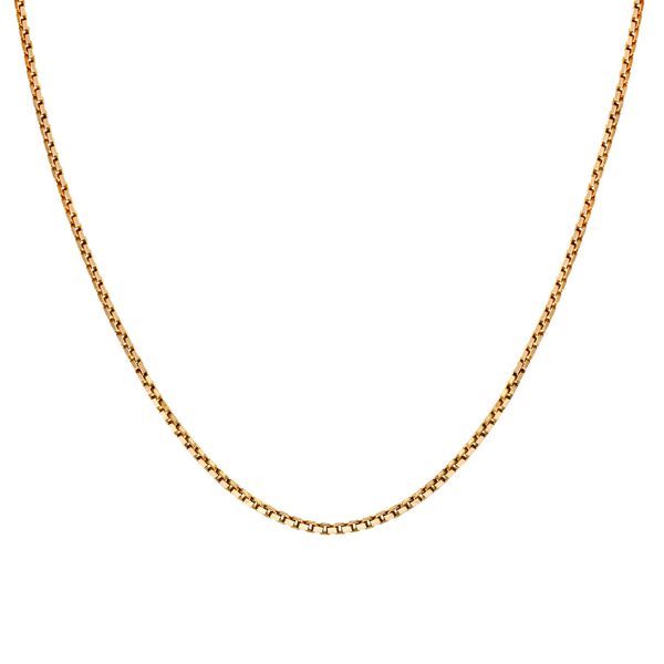 زنجیر ونیزی (آجری) طلا 18 عیار زنانه اقلیمه مدل ZT216