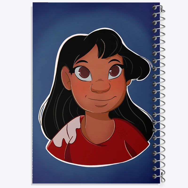 دفتر شطرنجی 50 برگ خندالو مدل لیلو (Lilo) کد 37183