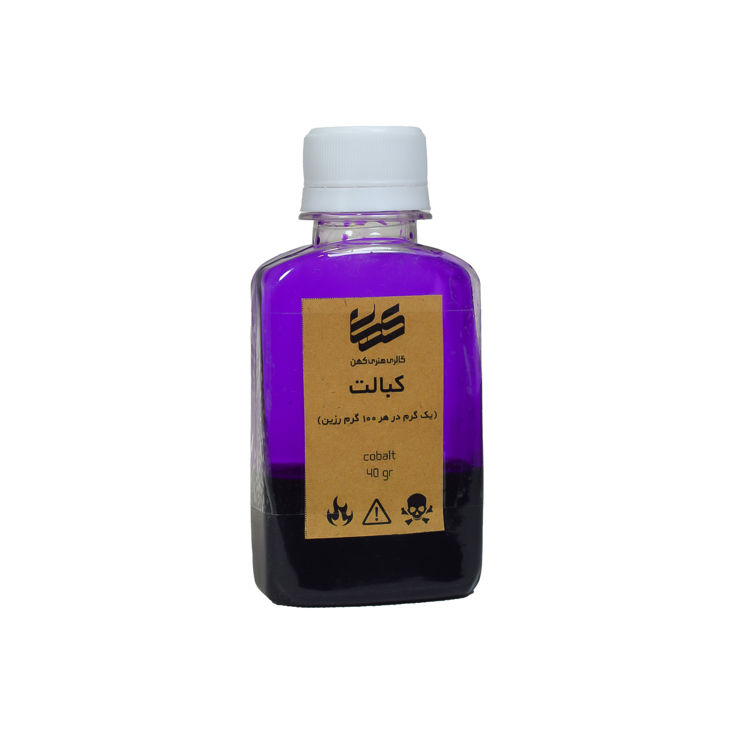 رزین پلی استر گالری هنری کهن مدل K04 وزن چهار کیلوگرم به همراه کبالت و پروکساید