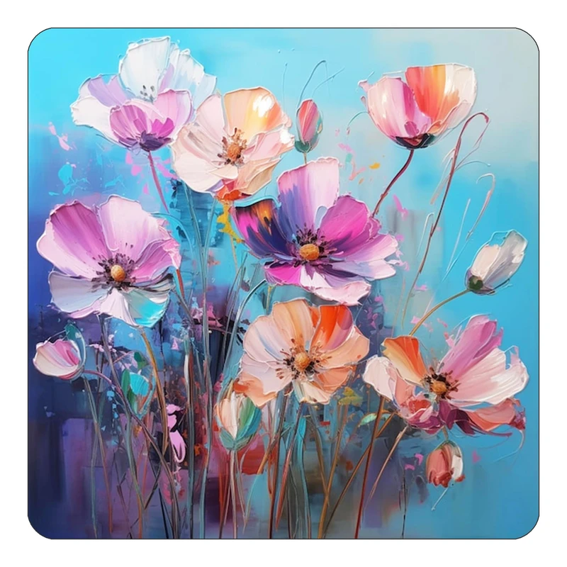 مگنت کاکتی طرح نقاشی رنگ روغن مدل mp71010