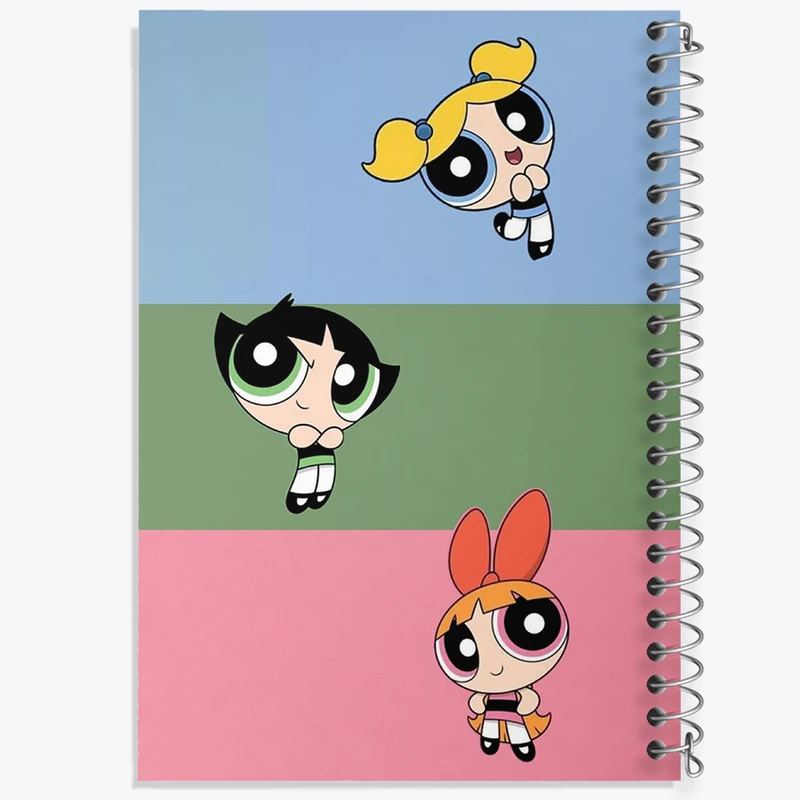 دفتر نقاشی 50 برگ خندالو طرح دختران نیرومند (The Powerpuff Girls) کد N1730