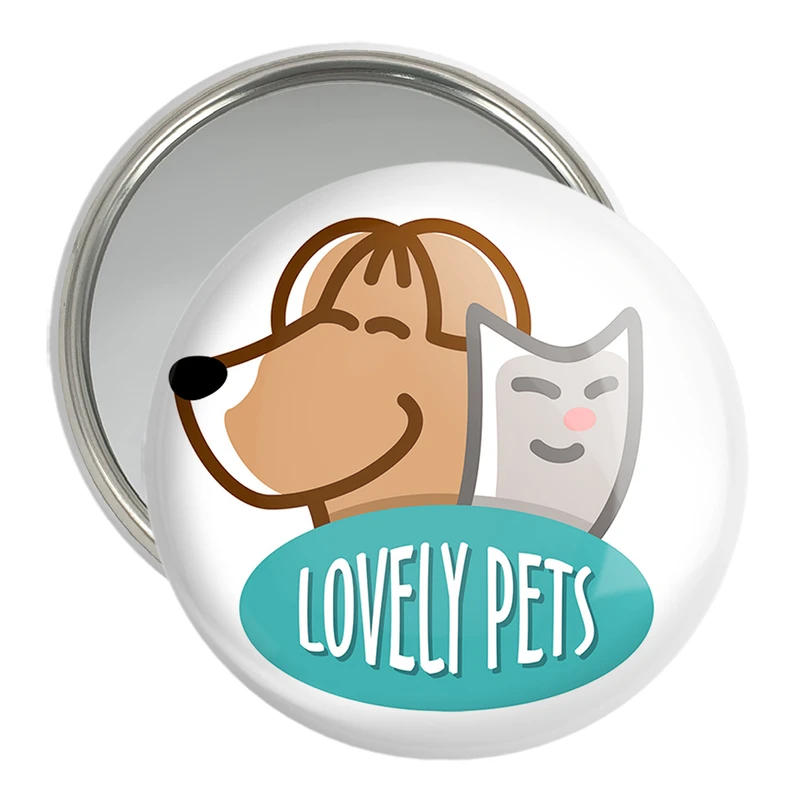 آینه جیبی خندالو مدل حمایت از حیوانات کد 27341