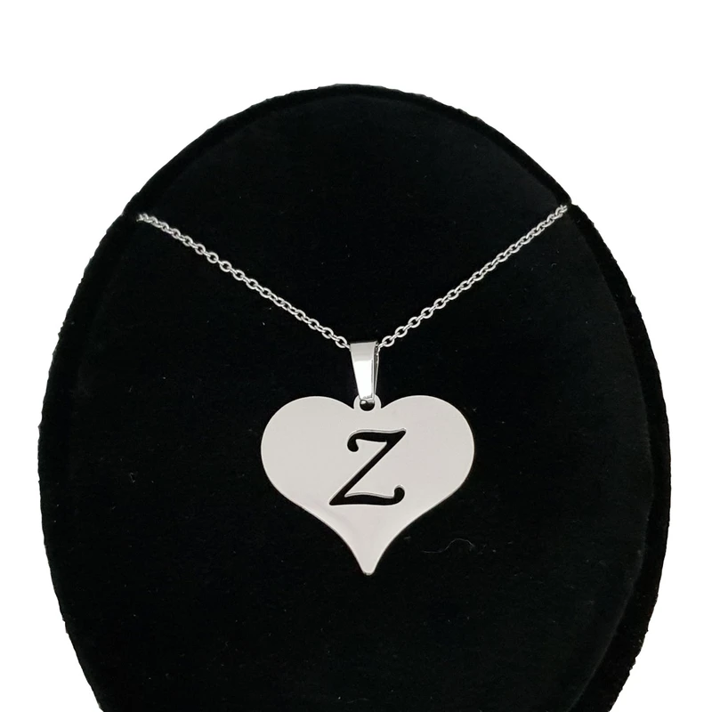 گردنبند مدل قلب حرف Z کد Givi234
