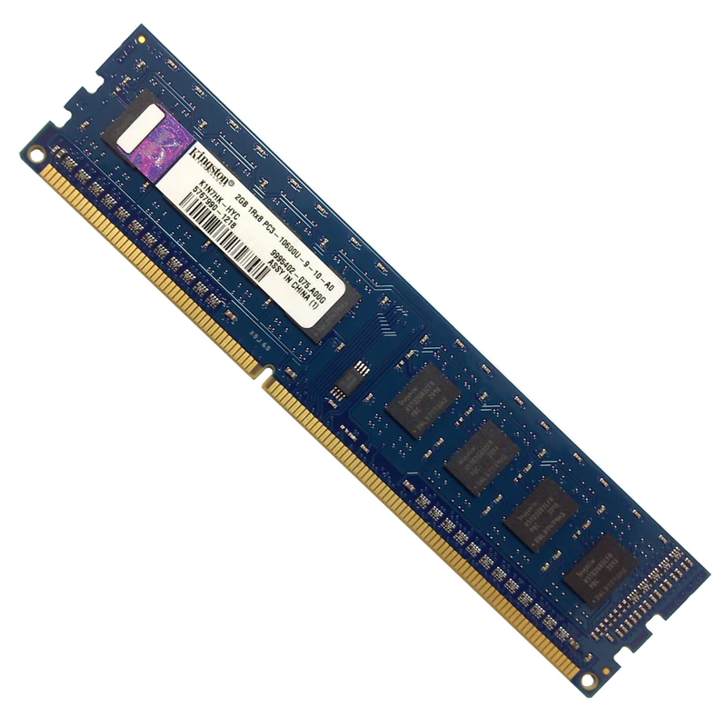 رم کامپیوتر کینگستون مدل DDR3 1333MHz 10600 240Pin ظرفیت 2 گیگابایت