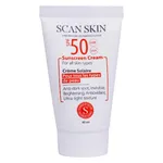 کرم ضدآفتاب و ضدلک بی‌رنگ اسکن اسکین مدل SPF50 مناسب انواع پوست، حجم 40 میلی‌لیتر