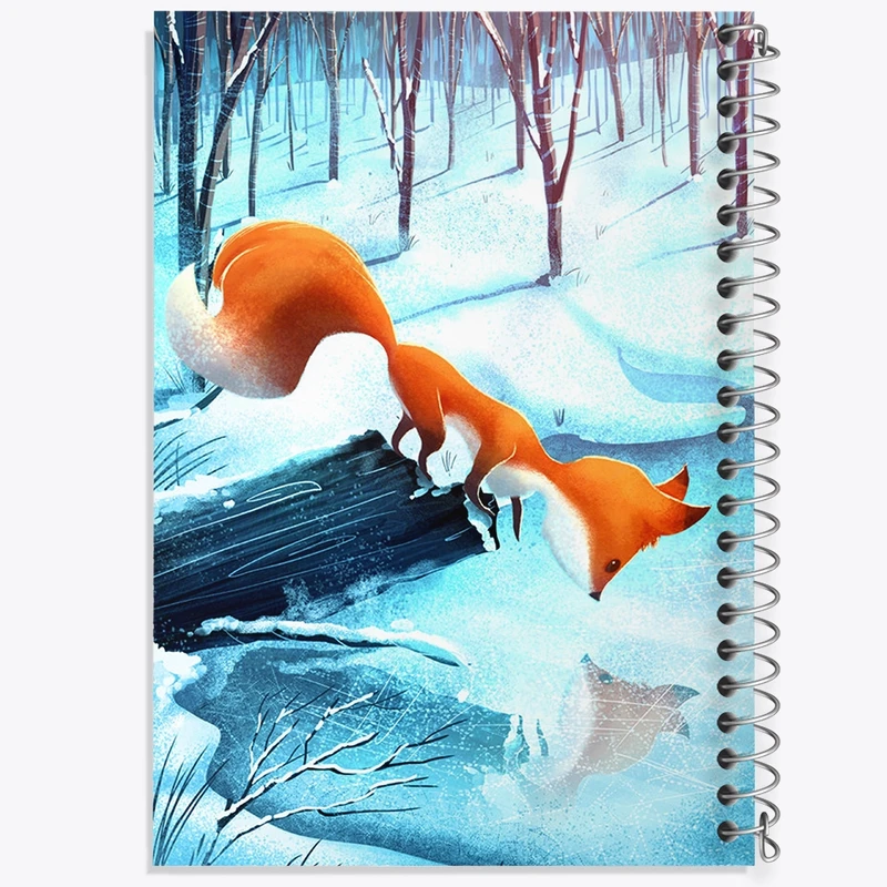 دفتر نقاشی 50 برگ خندالو طرح روباه کد F926