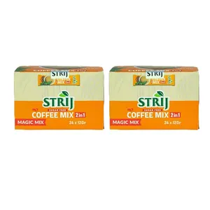 کافی میکس 2 در 1 بدون شکر استریج  - 330 گرم مجموعه دو عددی