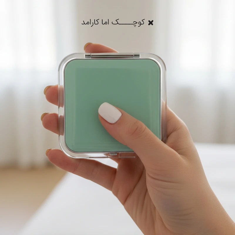 عکس شماره 2 : آینه آرایشی تاشو جیبی ویان مدل m108