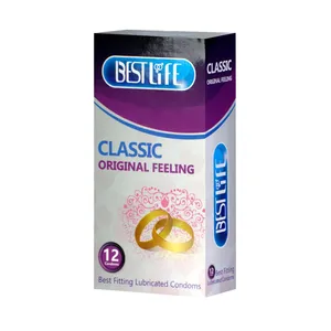 کاندوم بست لایف مدل Classic بسته 12 عددی