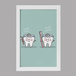 تابلو خندالو مدل دندان و دندان پزشکی کودکانه کد 36771