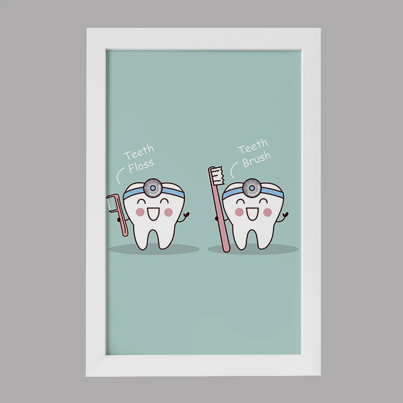 تابلو خندالو مدل دندان و دندان پزشکی کودکانه کد 36771