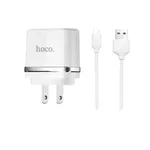 شارژر دیواری هوکو مدل C11A همراه با کابل microUSB
