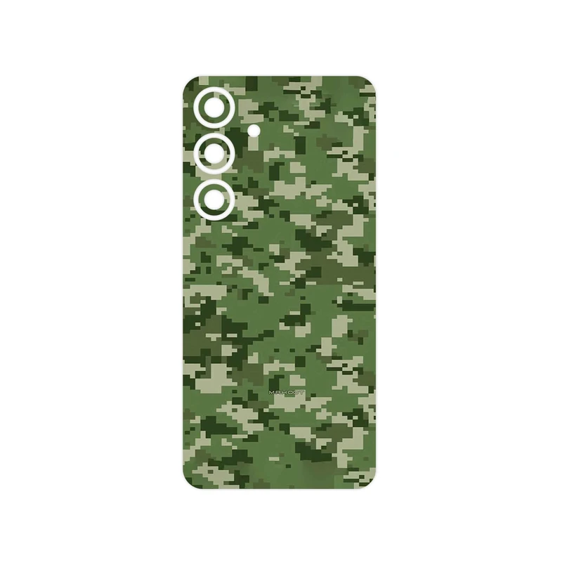 برچسب پوششی ماهوت مدل Army_Green_Pixel مناسب برای گوشی موبایل سامسونگ Galaxy S24