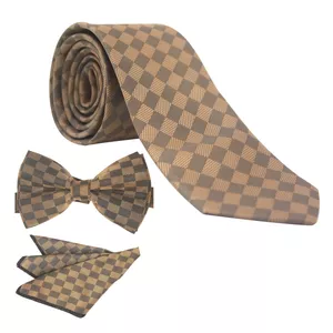  ست کراوات و پاپیون  و پوشت مردانه مدل MSET122A