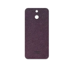 MAHOOT Purple-Leather Cover Sticker for HTC One E8