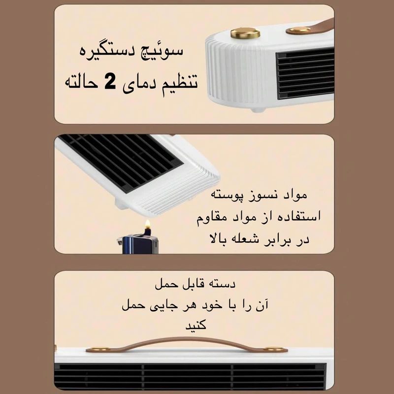 عکس شماره 5 : هیتر طرح رومیزی مدل fs007