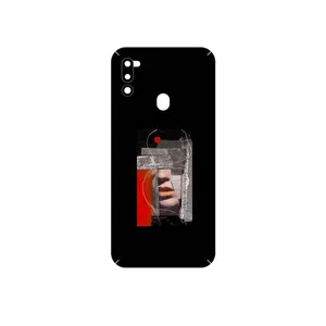MAHOOT Collage of Mouth Cover Sticker for Samsung Galaxy M21  2021 Edition