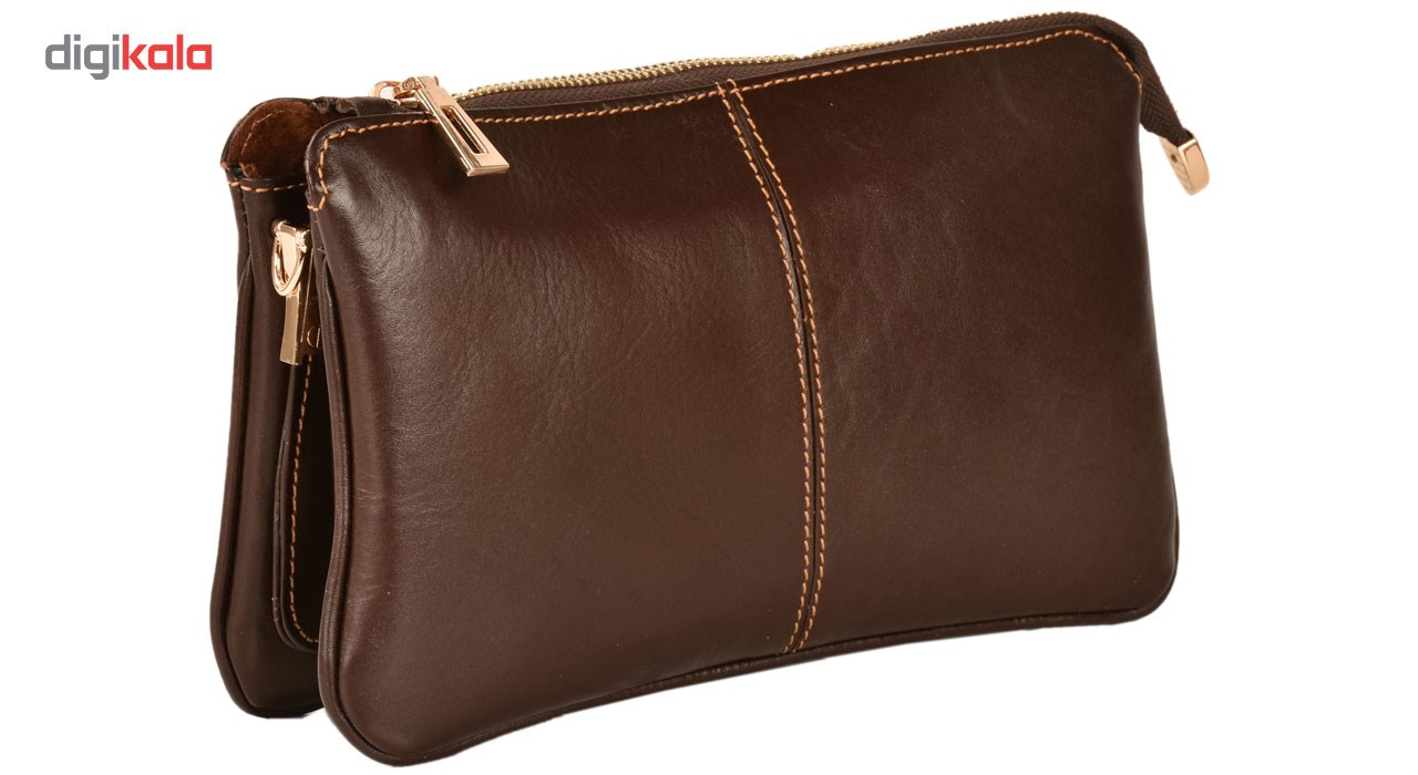 کیف رو دوشی چرم طبیعی کهن چرم مدل V157-7