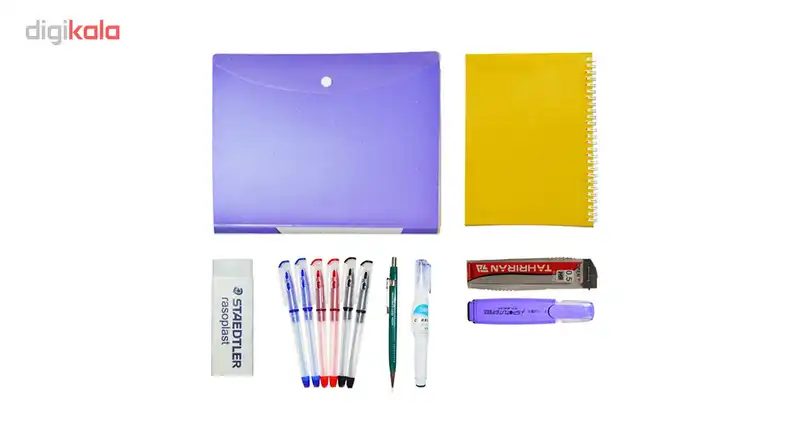 ست 13 عددی لوازم التحریر بزرگسال مدل Gisha