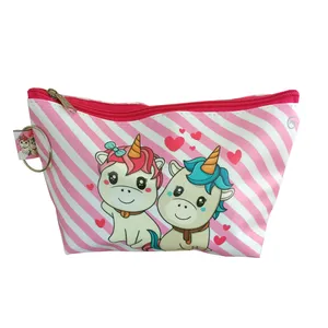 کیف لوازم آرایش دخترانه مدل یونیکورن دوقلو کد CUTE-02