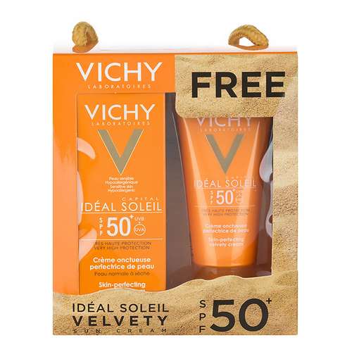 کرم ضد آفتاب ویشی با +SPF50 حجم 50 میلی لیتر بسته 2 عددی