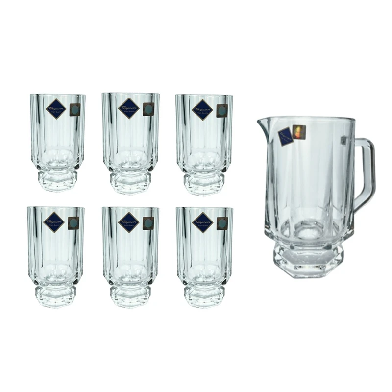 سرویس پارچ و لیوان 7 پارچه تایکان مدل آیکونیک