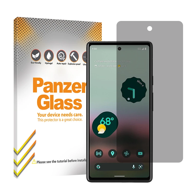 محافظ صفحه نمایش حریم شخصی پنزر گلس مدل Resistant مناسب برای گوشی موبایل گوگل Pixel 6a