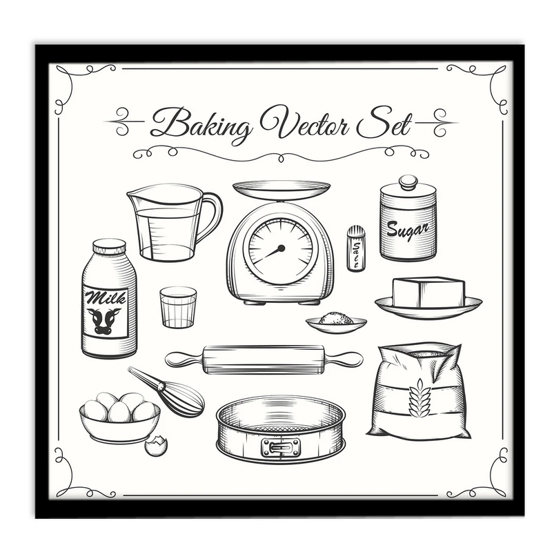 تابلو بکلیت طرح اشپزخانه مدل B-14023