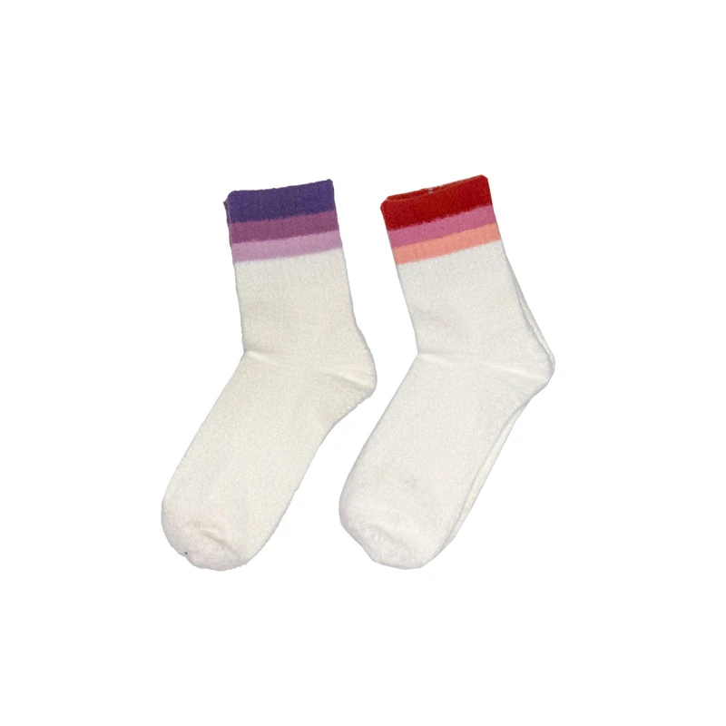 جوراب زنانه مدل  سه خط بسته 2 عددی