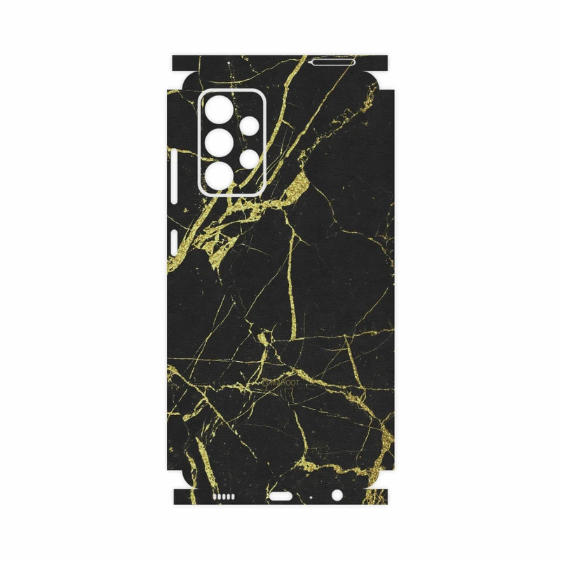 برچسب پوششی ماهوت مدل Graphite-Gold-Marble-FullSkin مناسب برای گوشی موبایل سامسونگ Galaxy A52 5G